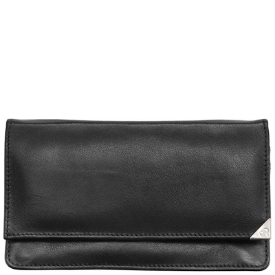 Afbeelding van dR Amsterdam Toronto RFID Damesportemonnee black Dames portemonnee