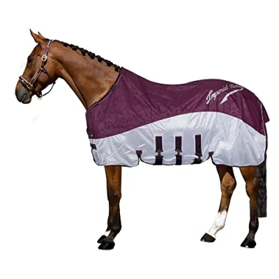 Afbeelding van Imperial Riding Vliegen en Regendeken IRHSuper Dry Bordeaux 155/205 Agradi.be