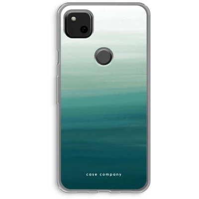 Afbeelding van Case Company® hoesje geschikt voor Google Pixel 4a Ocean Soft Cover Telefoonhoesje Bescherming aan alle Kanten en Schermrand