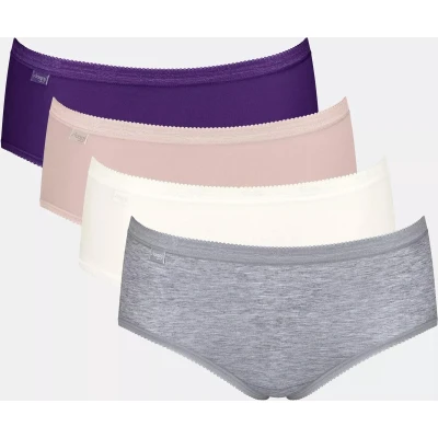 Afbeelding van Sloggi Basic MIDI 4 PACK Slip, Dames, Maat: 42, Multiple colours