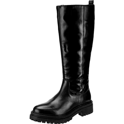 Afbeelding van Geox Laarzen, Dames, Maat: 40, Schwarz Leer/ synthetisch