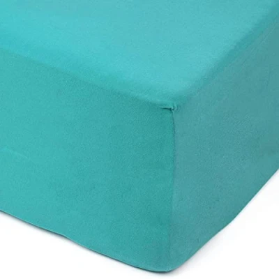 Afbeelding van Amago Hoeslaken, 50 cm muts, 100% katoen, 160 x 200 essence