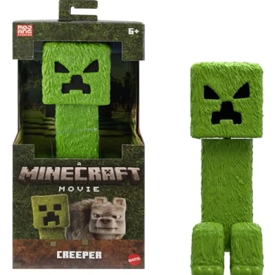 Image de Mattel Minecraft Figurine articulée Creeper de 30 cm à collectionner, inspirée &quot;Minecraft : Le Film&quot;, JFR66, JFR66