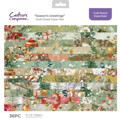 Afbeelding van CC Paperpad 30x30 cm Christmas Season&#039;s Greetings