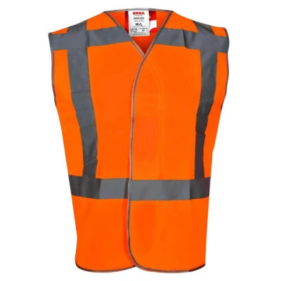 Afbeelding van M Wear veiligheidsvest / verkeersvest RWS oranje maat XL/XXL