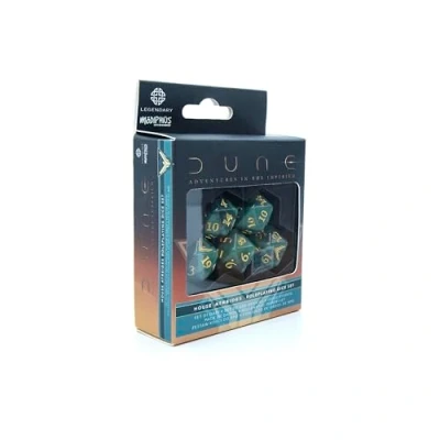 Afbeelding van Dune Adventures in the Imperium Dice Set Atreides Modiphius RPG