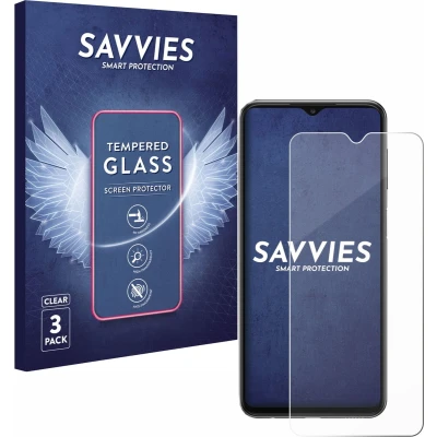 Afbeelding van Savvies Gehard glazen schermbeschermer (3 Stuk, Samsung Galaxy A23 5G), Smartphone beschermfolie, Transparant