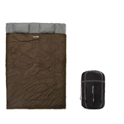 Afbeelding van Where Tomorrow double slaapzak 220 x 150 cm diverse kleuren bruin