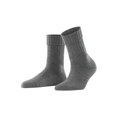 Afbeelding van Falke Striggings RIB BOOT SOCK WARM Sokken, Dames, Maat: 35 38, Dark grey