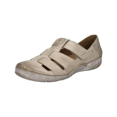 Afbeelding van Josef Seibel Chaussures Velcro pour femme Fergey 59, largeur G (normal), semelle intérieure amovible, ivoire, 36 EU