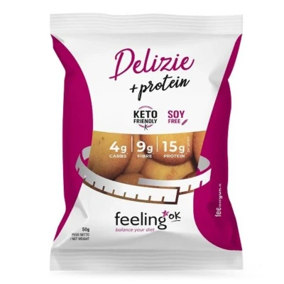 Afbeelding van FeelingOK Delizia abrikozen koekjes (50 gr)
