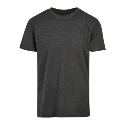 Afbeelding van Herenshirt &#039;Basic Round Neck&#039; met korte mouwen Charcoal S