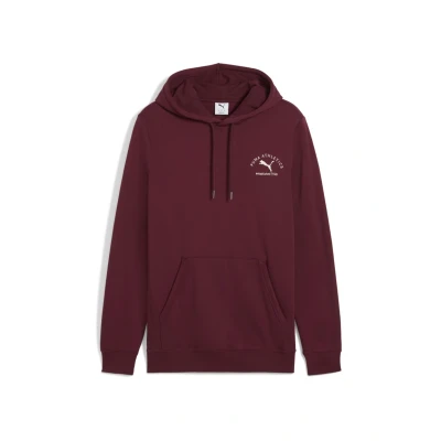 Afbeelding van Puma Class Graphic Hoodie, Heren, Maat: XS, Ruby shimmer