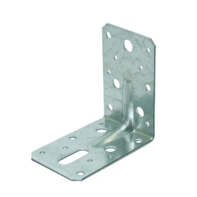 Afbeelding van GB Hoekanker 90x90x2,5 mm met ril staal verzinkt