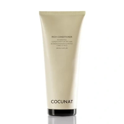 Afbeelding van COCUNAT Rich Conditioner Droog, Beschadigd of Gekleurd Haar Natuurlijke voedingsstoffen Open Punten Krulvrij Siliconenvrij Geschikt voor Curly Methode Ontwart Onmiddellijk 200 ml