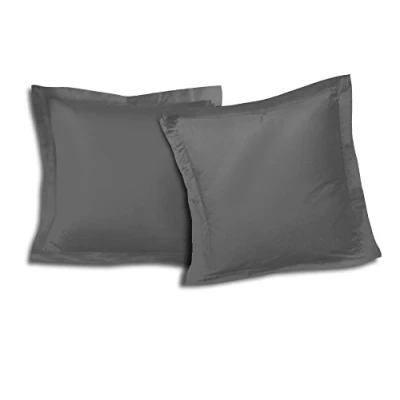 Image de Lot de 2 taies carrees 63x63cm 100% coton