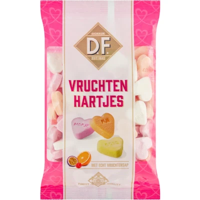 Afbeelding van DF Vruchtenhartjes 12x200g