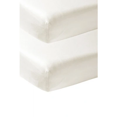 Afbeelding van Meyco Hoeslaken 2st. Juniorbed 70x140/150 Offwhite