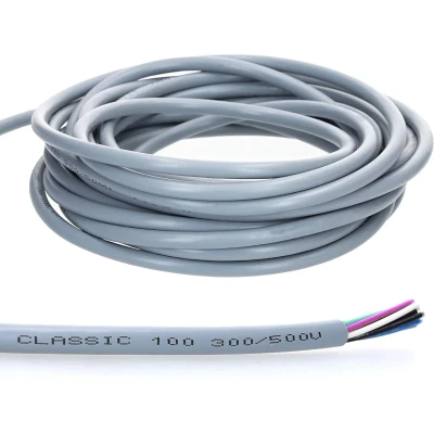 Afbeelding van 10 meter Lapp 00102044 Ölflex Classic 100 stuurstroomkabel 4x1 mm² zonder groen gele aardgeleider I 4 aderige kabel kleurgecodeerde PVC aderig