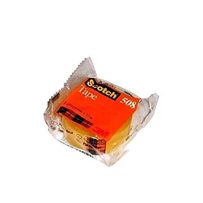 Afbeelding van Plakband scotch 508 19mmx33m transparant 1 rol 8 stuks
