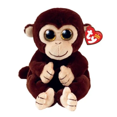 Image de Peluche TY Beaniee Babies Small Matteo Le Singe Marron