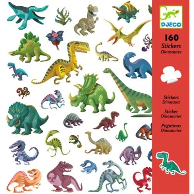 Afbeelding van Djeco stickers dinosaurussen 160st