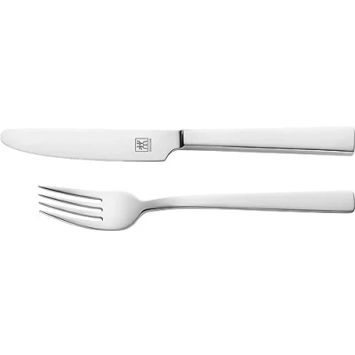 Afbeelding van Zwilling 2 TLG. Dessertbesteck Set, Edelstahl, Silber, 26 x 6 2.5 cm, Einheiten, Dinner