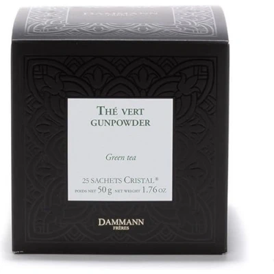Image de Dammann Thé vert Gunpowder 25 sachets cristallins