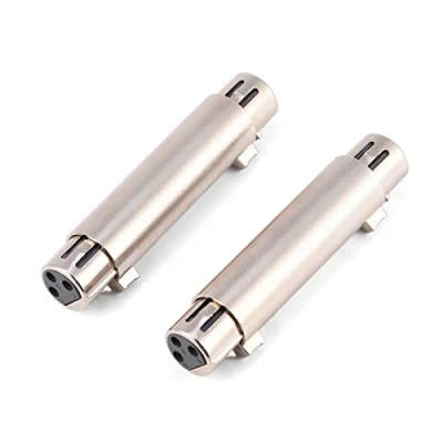 Afbeelding van XLR aansluiting, 2 stuks vrouwelijk naar vrouwelijk, audio microfoonadapter voor kabelverbinding