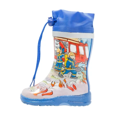 Afbeelding van Beck FIRE Regenlaarzen voor kinderen, Maat: 24, Multicolor Natuurrubber