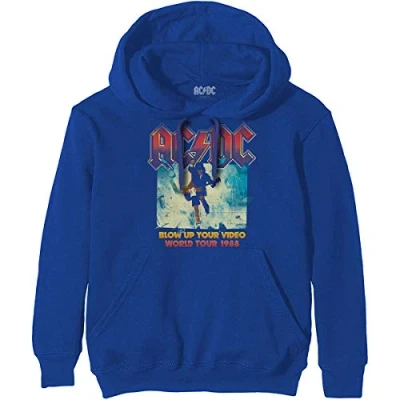 Afbeelding van AC/DC Blow Up Your Video Hoodie/trui M Blauw