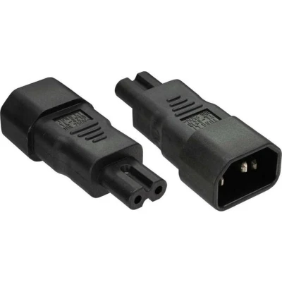 Afbeelding van C7 C14 stroomadapter / zwart