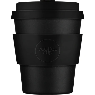 Afbeelding van Ecoffee Cup Kerr and Napier PLA Koffiebeker to Go 240 ml Zwart Siliconen