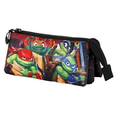 Afbeelding van Karactermania Ninja Turtles Pennenetui, drievoudig 2.0, Meerkleurig, één maat, FAN Triple Pennenetui 2.0