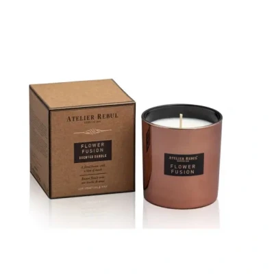 Afbeelding van Flower Fusion Geurkaars Atelier Rebul (210g) 45 Branduren Bloemige Geur Sojawas