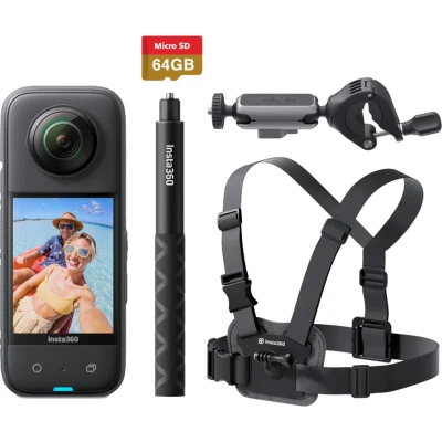 Afbeelding van Insta360 X3 Fiets Combo camera accessoire 64GB geheugenkaart Selfiestick