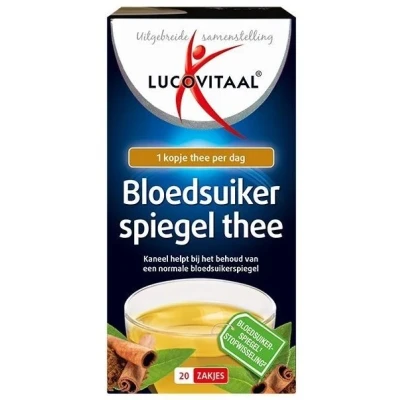 Afbeelding van Lucovitaal Bloedsuikerspiegel Thee 20 zakjes