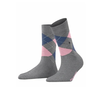 Afbeelding van Burlington Covent Garden Onesize Sokken, Dames, Maat: 36/41, Concrete mel
