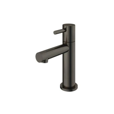 Afbeelding van HotBath Dude Fonteinkraan opbouw L uitloop 8.5cm verouderd ijzer