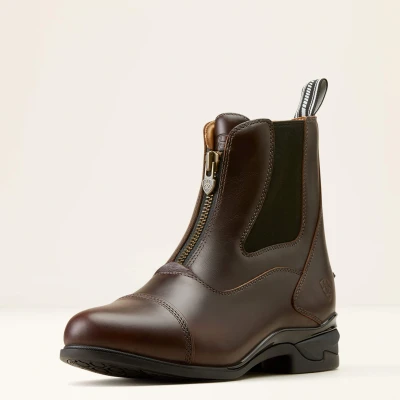 Image de Ariat Jodhpurs Devon Zip Femme Waxed Chocolate 41