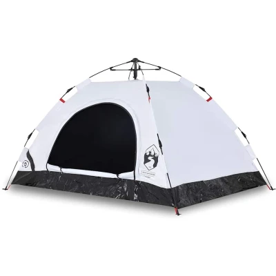 Afbeelding van Tent 3 persoons snelontgrendeling verduisterende stof wit