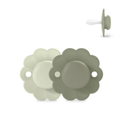 Afbeelding van Suavinex Wonder Reversible Duo Aqua/Green 6 18m 2 stuks Silicone Fopspenen SXSWP2084468