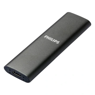 Afbeelding van Philips Portable SSD 2 TB SATA Ultra Speed 4K USB 3.2 Read up to 550MB/s C Aluminium