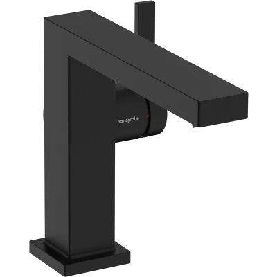 Afbeelding van hansgrohe Tecturis E ééngreeps wastafelkraan 110 Fine CoolStart zonder waste mat zwart