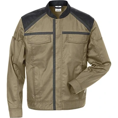 Afbeelding van Fristads Jack 4555 Stfp Khaki/Zwart S