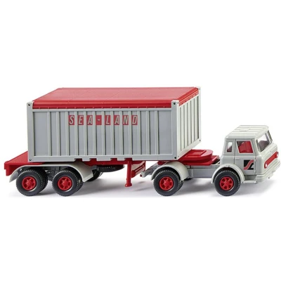 Afbeelding van Wiking 052501 H0 Vrachtwagen Harvester containeropleggercombinatie 20 Seeland