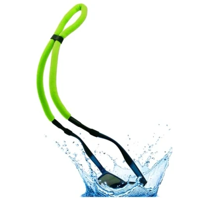 Afbeelding van STANDWERK® brillenband Float I drijvende voor watersport, neongroen