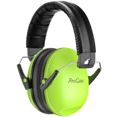 Afbeelding van ProCase Oorbeschermers voor kinderen, NRR 21 dB, 5 Groen