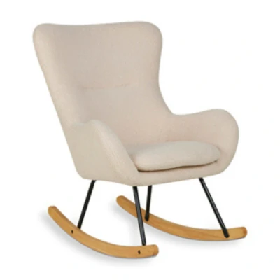 Afbeelding van 130, Korting: Quax Schommelstoel Rocking Chair Basic Beige Sheep