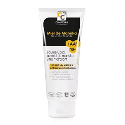 Afbeelding van COMPTOIRS ET COMPAGNIES Ultra Hydraterende Manuka Honing Balsem IAA10+ Bevordert de reparatie van droge huid Biologisch gecertificeerd 200ml